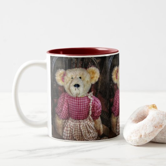 Theodora Tweekleurige Koffiemok (Met donut)