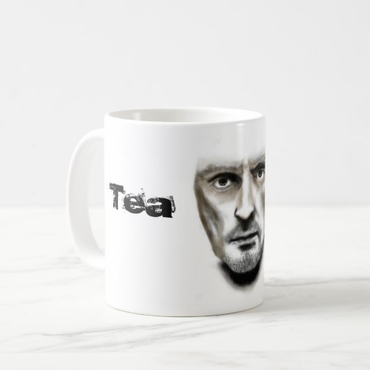 theodore bagwell T-zak. Koffiemok (Voorkant links)