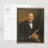 Theodore Fontane, 1883 Briefkaart (Voorkant / Achterkant)