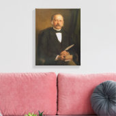 Theodore Fontane, 1883 Canvas Afdruk (Insitu (Woonkamer))