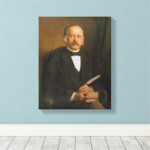 Theodore Fontane, 1883 Canvas Afdruk (Insitu (Houten vloer))