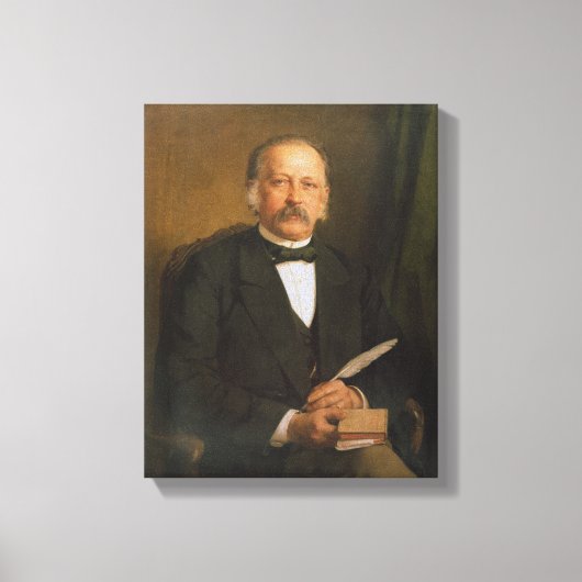 Theodore Fontane, 1883 Canvas Afdruk (Voorkant)