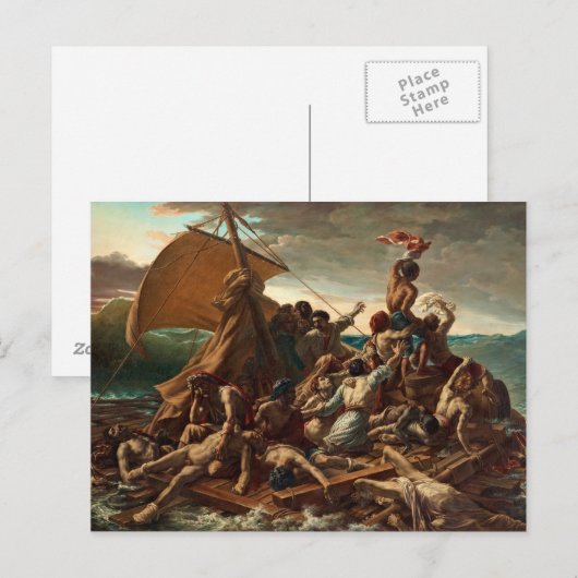 Theodore Gericault Art Briefkaart (Voorkant / Achterkant)