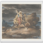 Théodore Géricault - De Giaour Sticker (Voorkant)