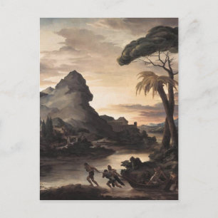 Theodore Gericault Heroic Landscape with Fishermen Briefkaart