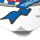 Theodore jongensnaam betekenis heraldiek schild po poster (Hoek)