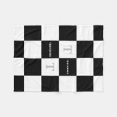 Theodore Naam Custom Unisex Kinderkamer Naam onthu Fleece Deken (Voorkant (Horizontaal))