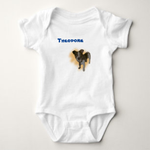 Theodore Naam Met Jack Russell, Baby Body Romper