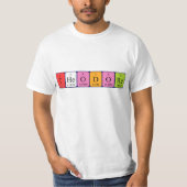 Theodore periodiek table name shirt (Voorkant)