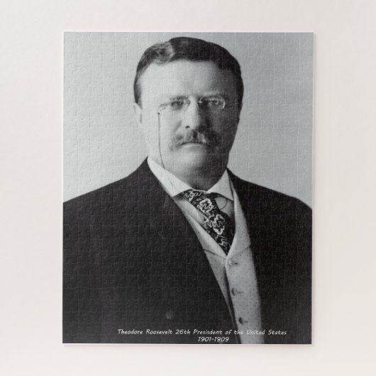 Theodore Roosevelt 26e President van Amerika Legpuzzel (Verticaal)