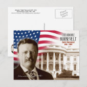 Theodore Roosevelt - 26e President van de Verenigd Briefkaart (Voorkant / Achterkant)
