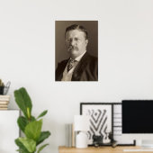 Theodore Roosevelt, 26e President van de Verenigde Poster (Thuiskantoor)