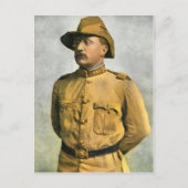 THEODORE ROOSEVELT ALS EEN RUWE RENNER BRIEFKAART (Voorkant)