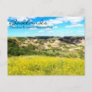Theodore Roosevelt Badlands, ND Briefkaart