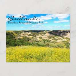 Theodore Roosevelt Badlands, ND Briefkaart