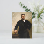 Theodore Roosevelt Briefkaart (Staand voorkant)