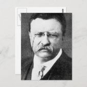 Theodore Roosevelt Briefkaart (Voorkant / Achterkant)