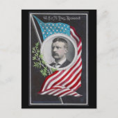 Theodore Roosevelt Briefkaart (Voorkant)