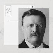 Theodore Roosevelt Briefkaart (Voorkant / Achterkant)