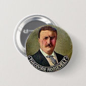Theodore Roosevelt - Button (Voorkant /achterkant)
