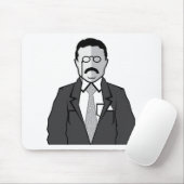 Theodore Roosevelt cartoon Muismat (Met muis)