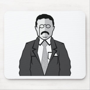 Theodore Roosevelt cartoon Muismat
