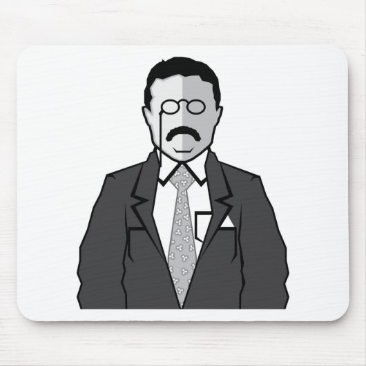 Theodore Roosevelt cartoon Muismat (Voorkant)