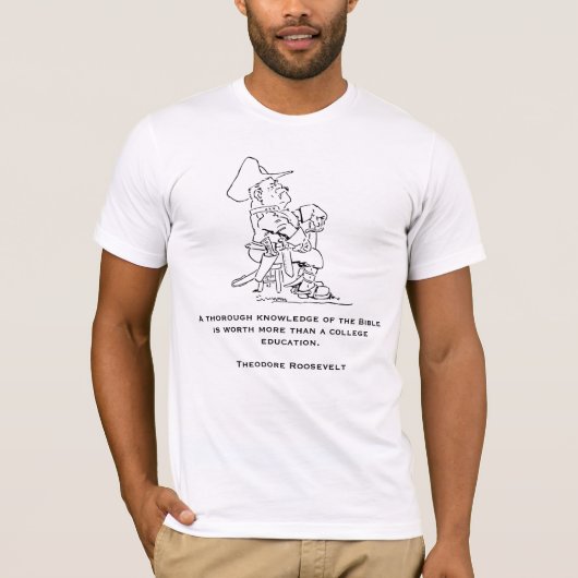 Theodore Roosevelt Citotes T-shirt (Voorkant)