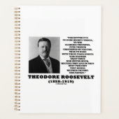 Theodore Roosevelt Dare Mighty Avice Quote Planner (Voorkant)