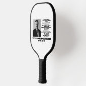 Theodore Roosevelt Dare Mighty Things Advice Quote Pickleball Paddle (Links)
