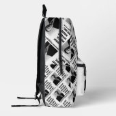 Theodore Roosevelt doet wat je kunt doen waar je b Bedrukte Rugzak (Links)