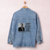 Theodore Roosevelt doet wat je kunt doen waar je b Denim Jacket (Hangar)