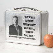 Theodore Roosevelt doet wat u kunt citeren (In situ)