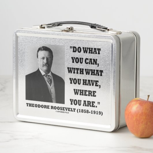 Theodore Roosevelt doet wat u kunt citeren (In situ)