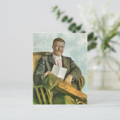 THEODORE ROOSEVELT IN OYSTER BAY BRIEFKAART (Staand voorkant)