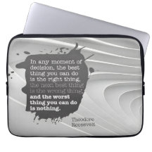 Theodore Roosevelt Inspirerend citaat "Besluit"
