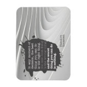 Theodore Roosevelt Inspirerend citaat "Besluit" Magneet (Verticaal)