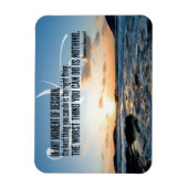 Theodore Roosevelt Inspirerend citaat "Besluit" Magneet (Verticaal)