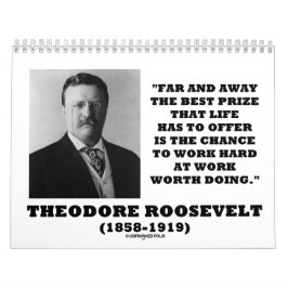 Theodore Roosevelt Inspirerend offertes Kalender