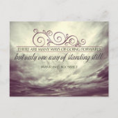 Theodore Roosevelt Inspirerend quote "Standing" Briefkaart (Voorkant)