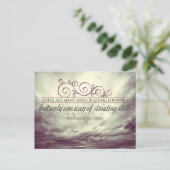 Theodore Roosevelt Inspirerend quote "Standing" Briefkaart (Staand voorkant)