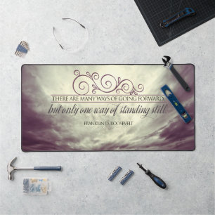 Theodore Roosevelt Inspirerend quote "Standing" Bureaumat