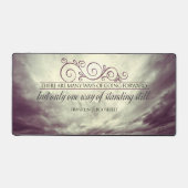 Theodore Roosevelt Inspirerend quote "Standing" Bureaumat (Voorkant)