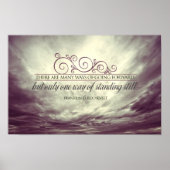 Theodore Roosevelt Inspirerend quote "Standing" Poster (Voorkant)
