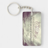 Theodore Roosevelt Inspirerend quote "Standing" Sleutelhanger (Voorkant)