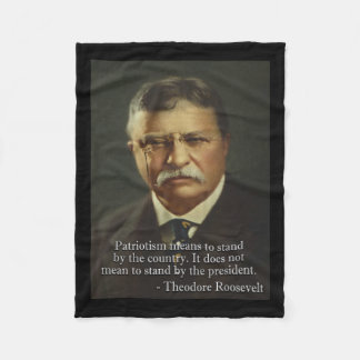 Theodore Roosevelt Meme Anti Trump T-shirt Fleece Deken