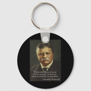 Theodore Roosevelt Meme Anti Trump T-shirt Sleutelhanger