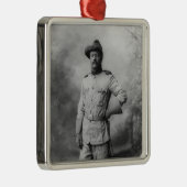 Theodore Roosevelt Metalen Ornament (Rechts)