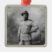 Theodore Roosevelt Metalen Ornament (Voorkant)