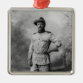 Theodore Roosevelt Metalen Ornament